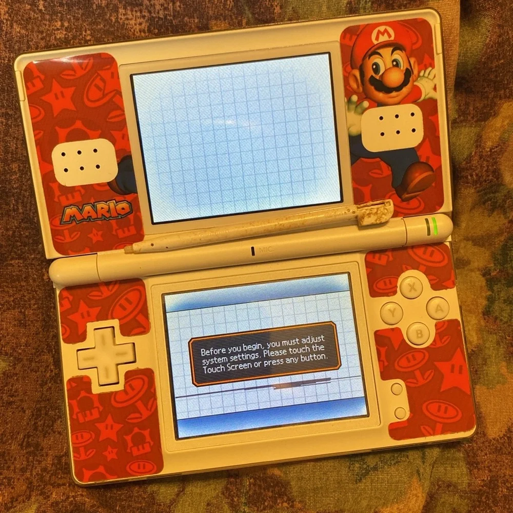 Nintendo DS Mario Edition & games